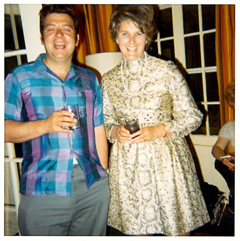 1970 40195 Walter+Julia Bodmer at Gans 6-11-70